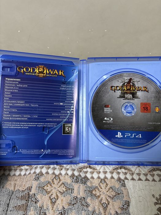 Игра на ПС 4 GODOFWAR обн версия.