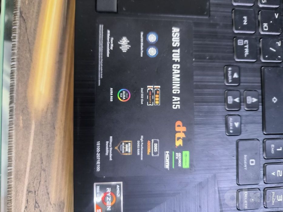 ASUS TUF Gaming A15 (FA506NF-HN018)!
Holati zo'r, qutisi
