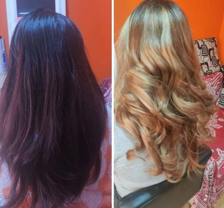 Extensii păr natural  unghii cu gel si semi make-up ,vopsit Bacău