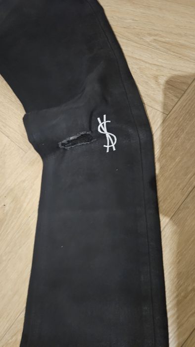 Ksubu waxed bootcut jeans