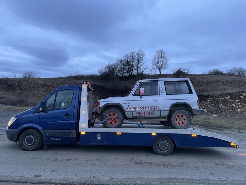 Tractari auto -24/24h-TRANSPORT AUTO , Asistenta rutiera.PLATFORMA 6T