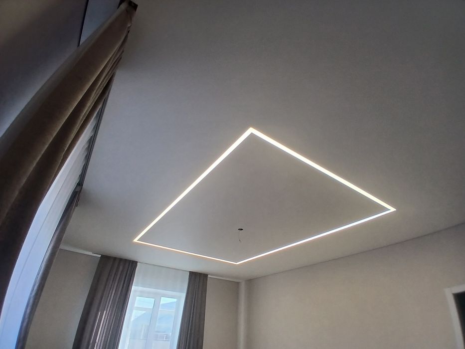 Натяжные потолки любой сложности