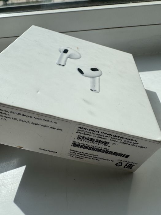 Airpods 3 оригинал с коробкой