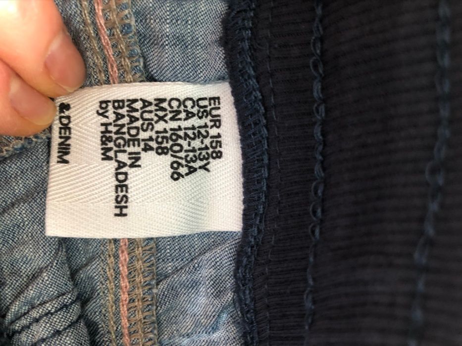 Blugi trei sferturi, H&M, 12-13 ani