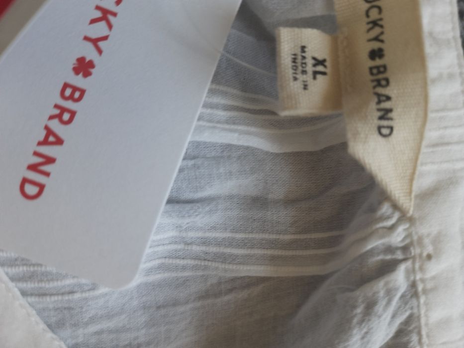 Блузка белая хб США