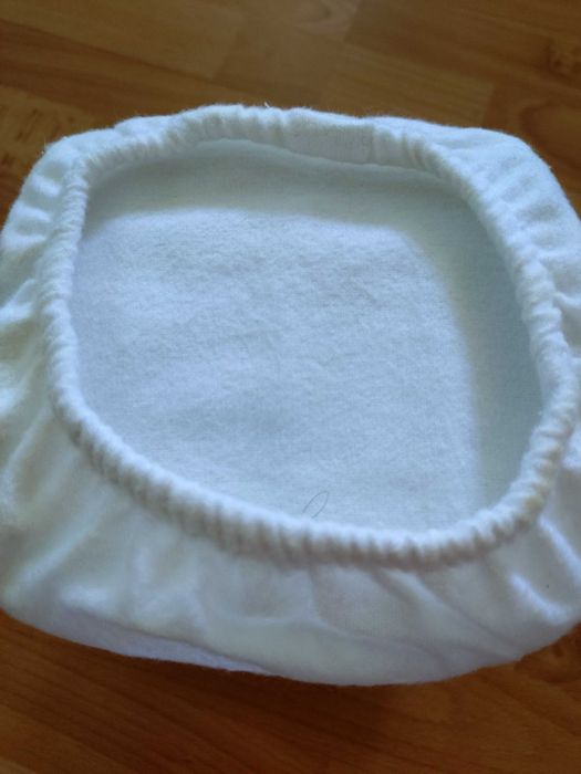 Чаршаф от четкан памук 90x190x28