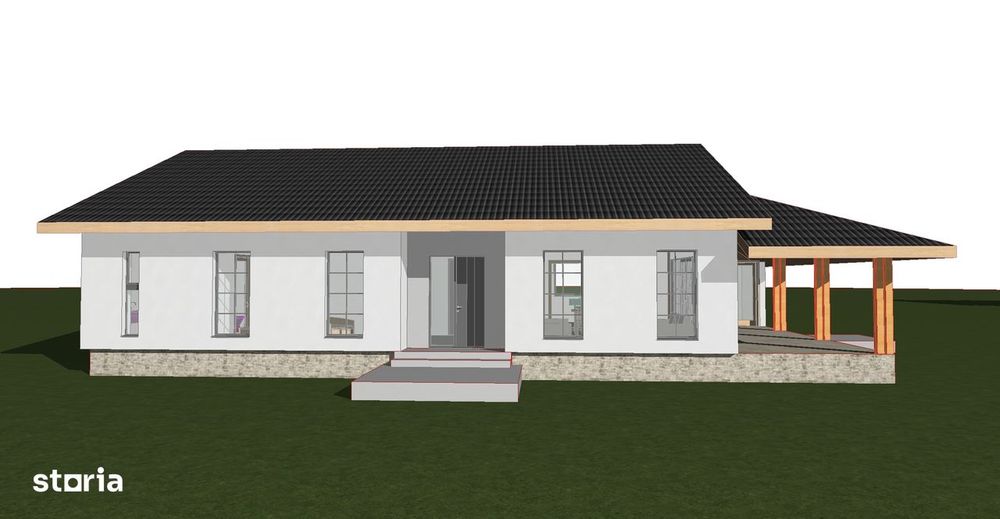 De vânzare – Casă nouă în roșu, sat Sârbi, comuna Sarbi (Bihor)