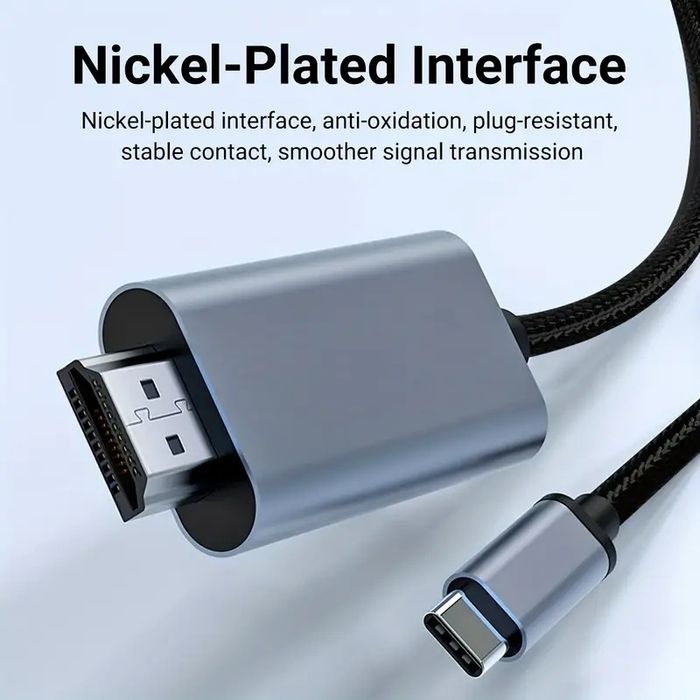 Кабель USB-C к HDTV (hdmi)- интерфейс 3.1 к HDTV 2.0, 4K/60Hz