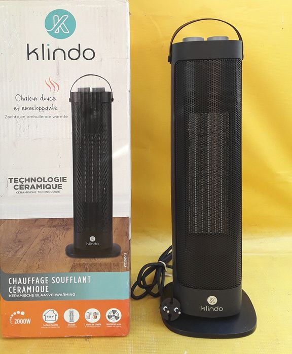 Aeroterma KLINDO turn ceramica 2000 W NOUĂ - 180 Lei