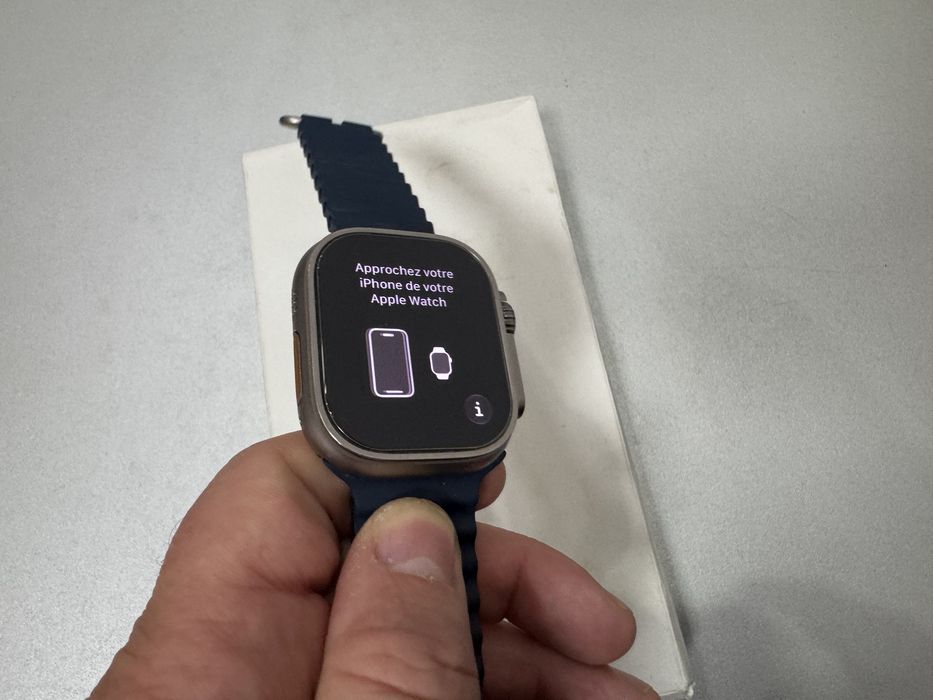 Apple Watch Ultra 2, 49mm, Titanium Blue Ocean Band