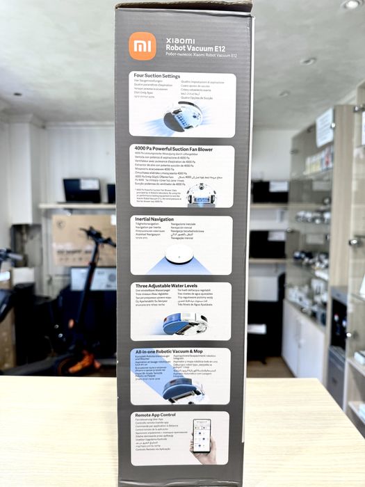 Aspirator robot Xiaomi E12, functie mop 2 in 1 - NOU/Sigilat !!!