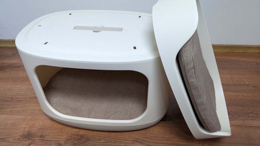 Casuta-culcus Curver Pet Life, 3 in 1, bej