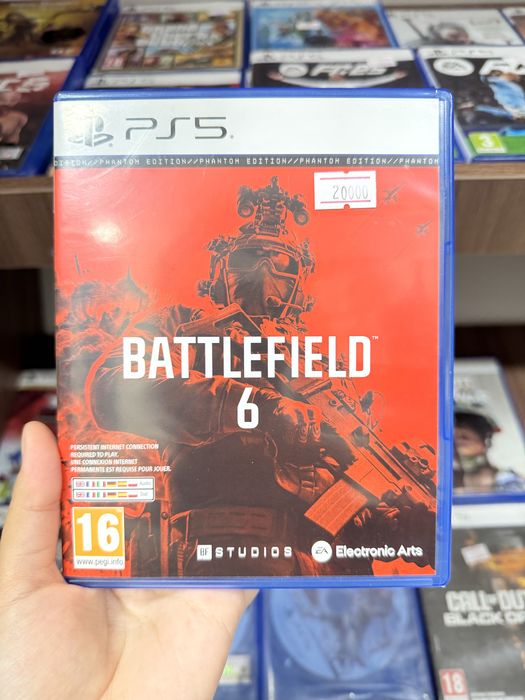 BATTLEFIELD 6 для ps5 playstation5 диск батлфайлд 6 плейстейшен5 пс5
