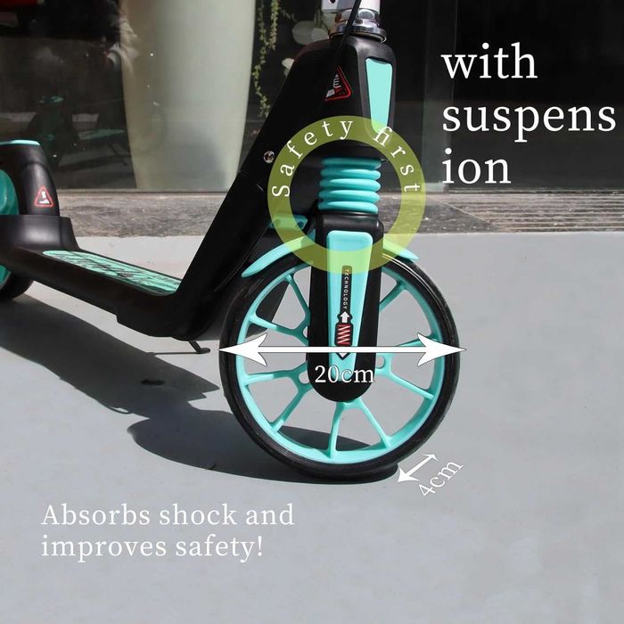 TENBOOM Тротинетка за деца на възраст 8-12 години, възрастни,до 100 кг