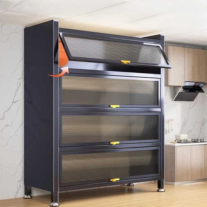 Oshxona stelaji/priborlar uchun javonlar/ishonchli metall shkaf