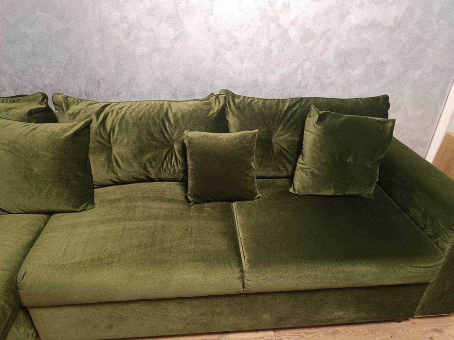 Диван ъглов с лежанка