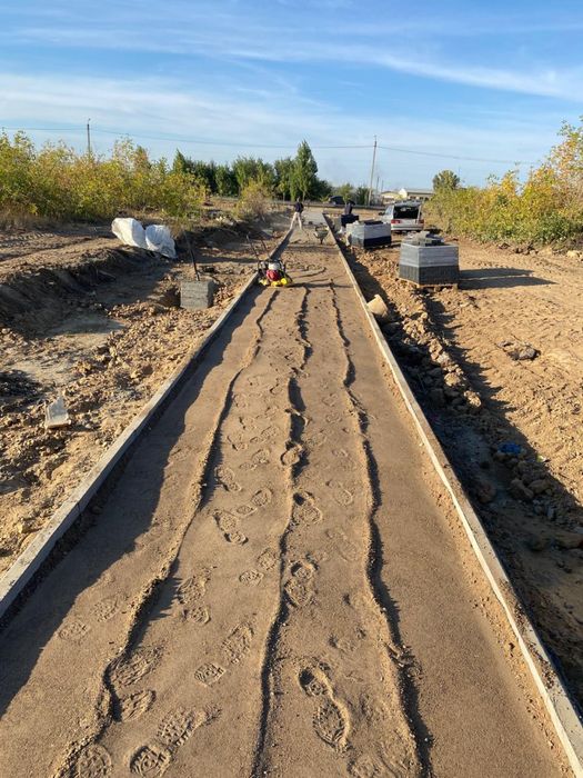 Брусчатка укладка