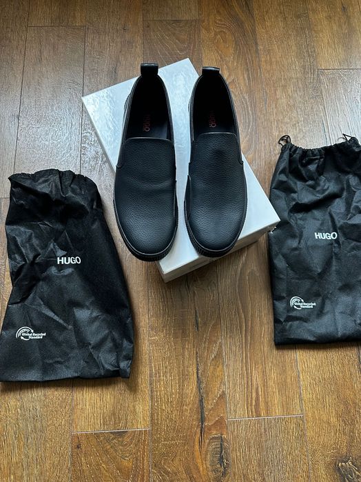 Hugo Boss Кожени Обувки Slip-on