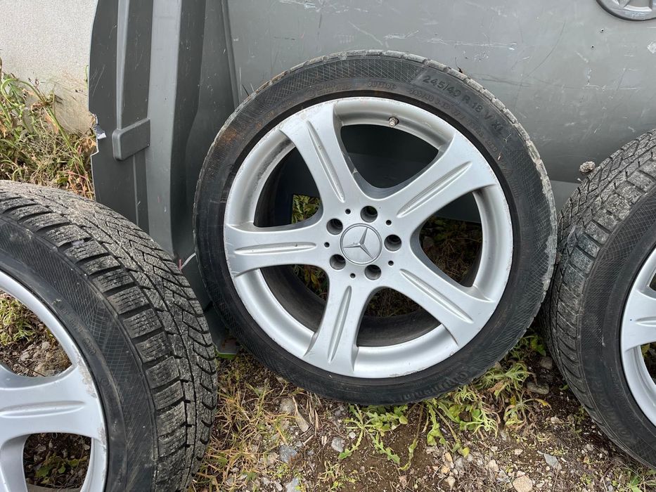 Алуминиеви джанти 19 zoll Мерцедес със зимни гуми