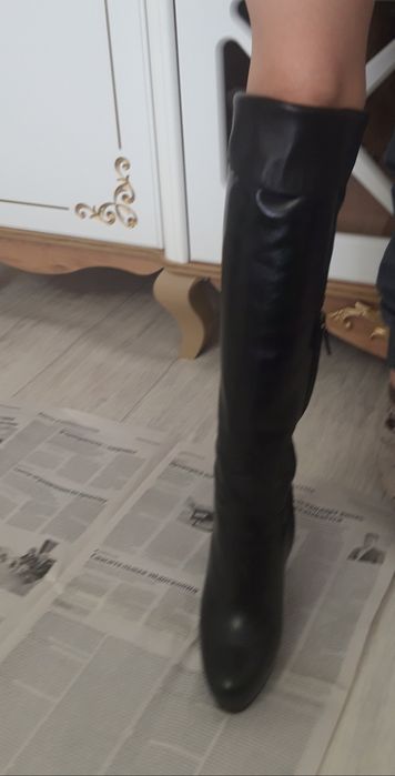 Сапоги-ботфорты (зима)