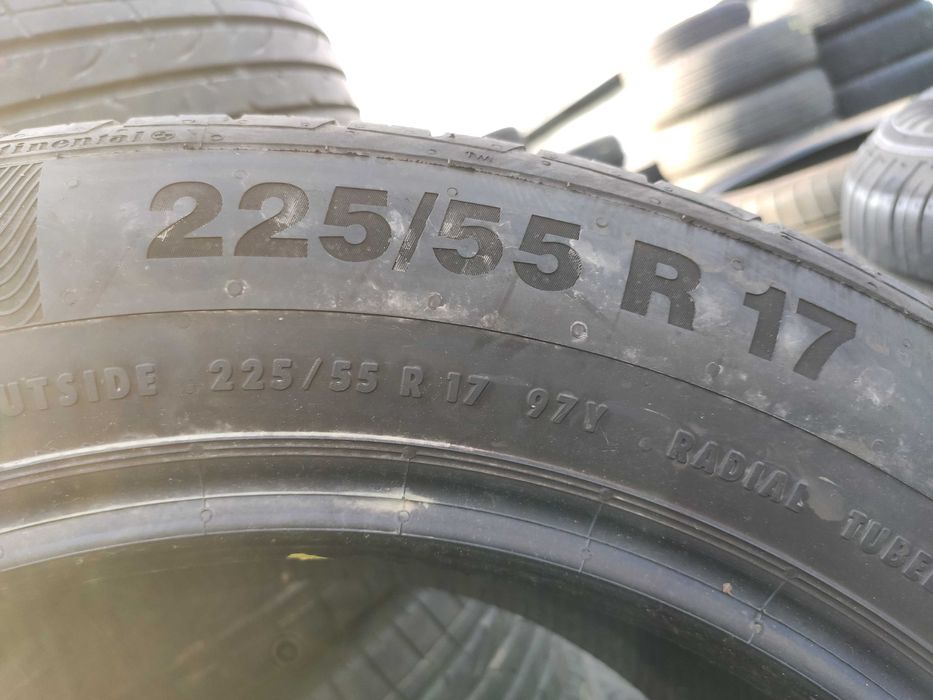 4бр Летни гуми 225 55 17 - Continetnal - DOT 2023
