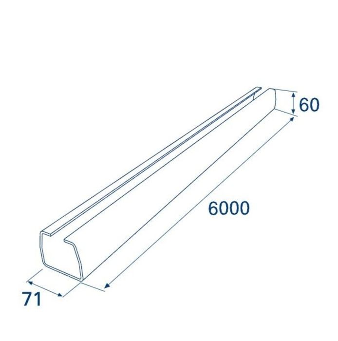 Консольная балка 70/90. Откатная автоматика