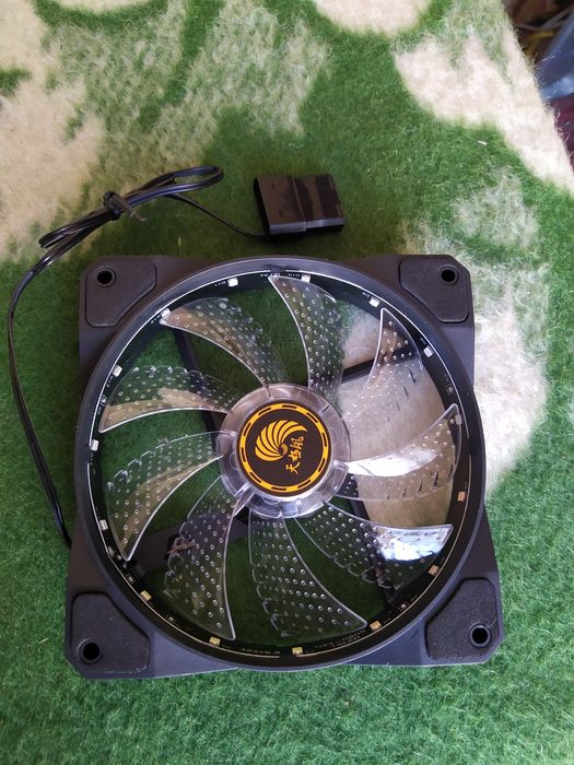 Кулер 12см rgb 3pin,molex.