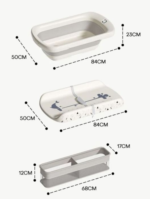 стол для пеленания+ванночка