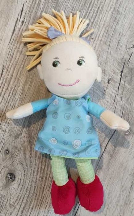 Doua păpuși marca Haba