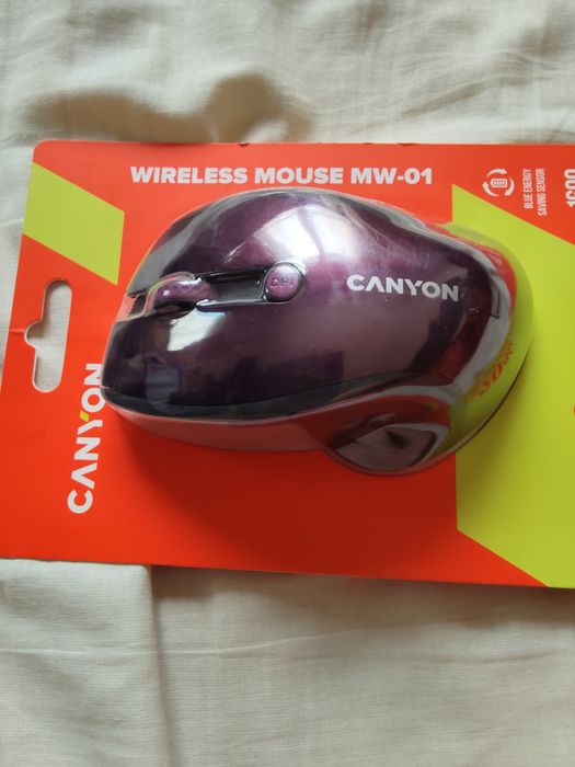 Mouse wireless Canyon MW-01 cu 6 butoane,1600DPI,3milioane clicuri,nou