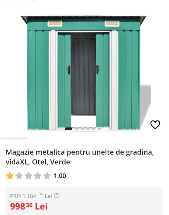 Magazie metalica, noua, in cutie