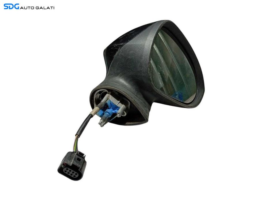 Oglinda Electrica Dreapta cu Pliere Rabatare Seat Leon 1P Facelift 2009 - 2013 Culoare Negru Cod 212836402 [LR0780]