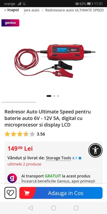 Redresor baterie auto moto 6/12v