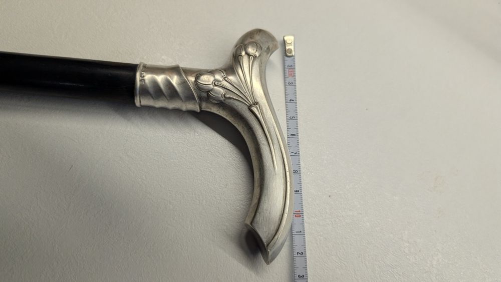 Baston mâner argint