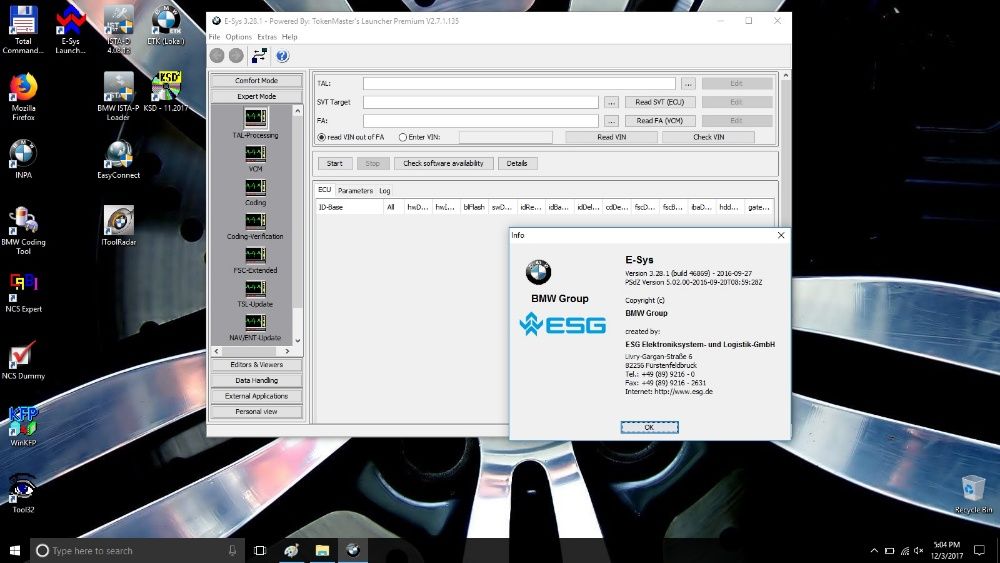 SSD 1Tb BMW ISTA+ 4.53.20 & ISTA-P 3.72, Inpa, NCS, E-Sys, ETK, KSD