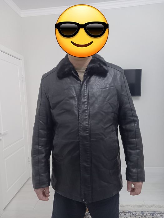 Дубленка кожаная мужская