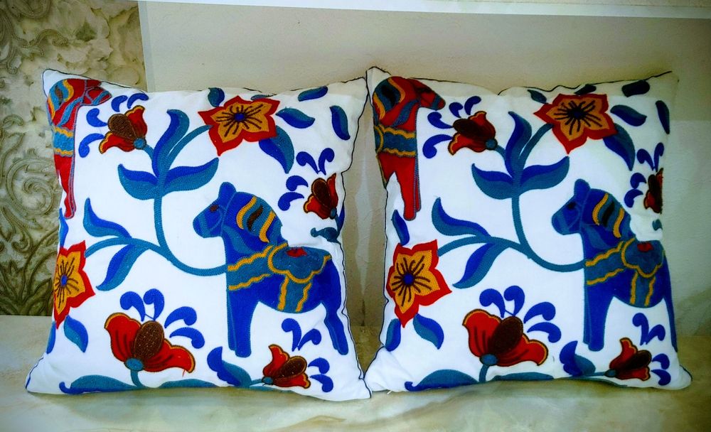 Декоративные подушки 45×45 см | Холлофайбер с прокладкой | Гипоаллерге