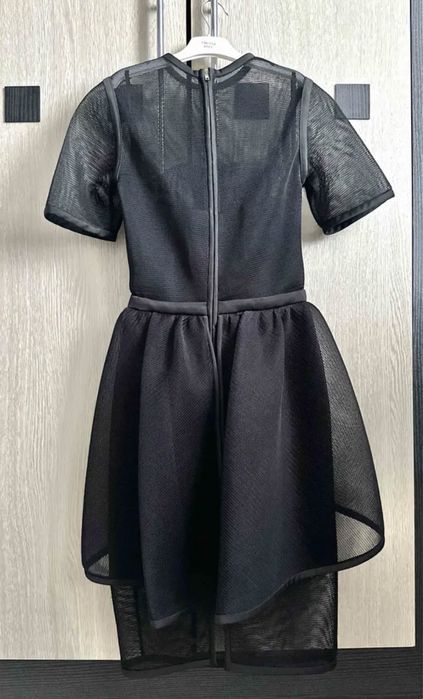 Черный платье прямой