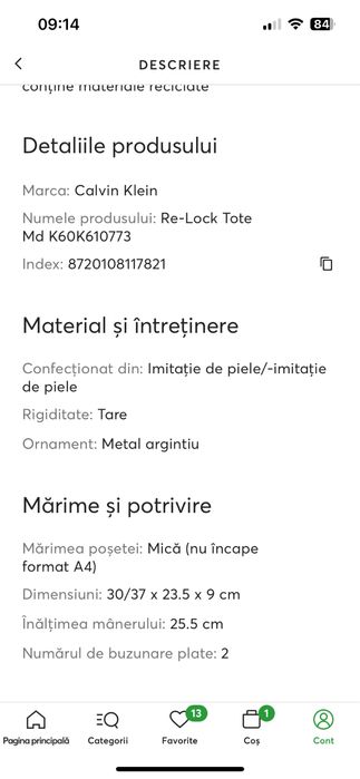 Geanta Calvin Klein