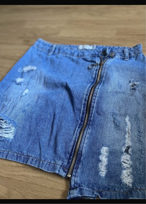Fusta scurta denim