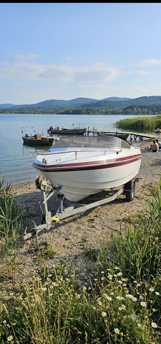 Salupa / barca ROCCA  cu motor EVINRUDE 150CP + peridooc cu role