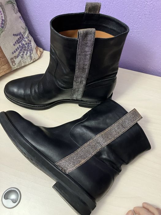 Cizme scurte piele naturala,Voltan