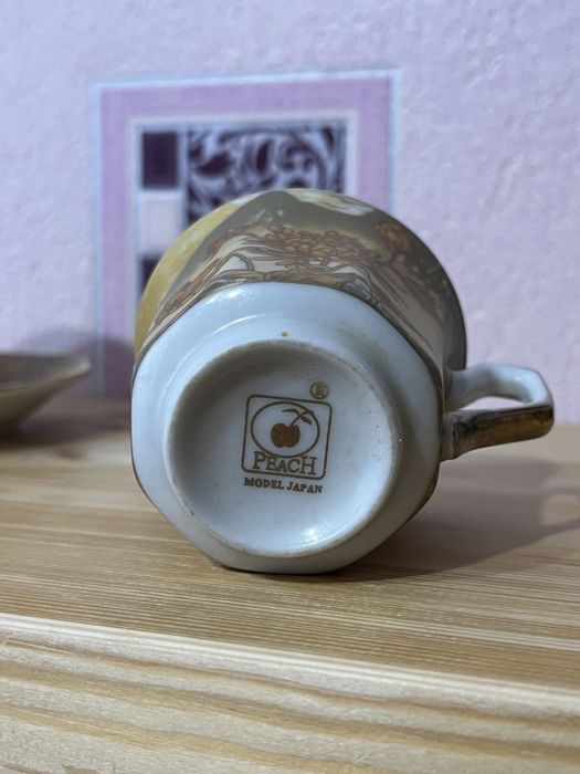 Кофейная пара чашечка +блюдце