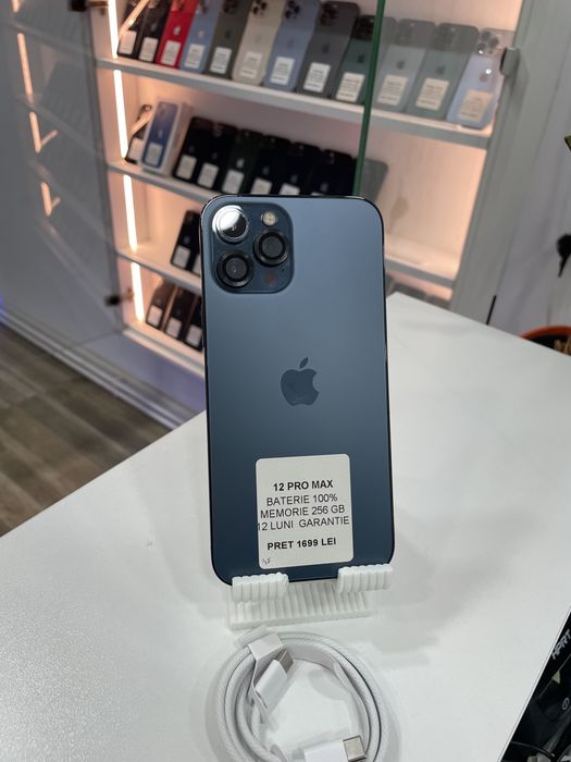 Magazin: iPhone 12 Pro Max, 256gb, 100%, GARANTIE