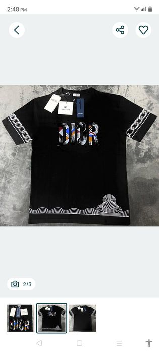 Vand tricou nou de barbati Dior
