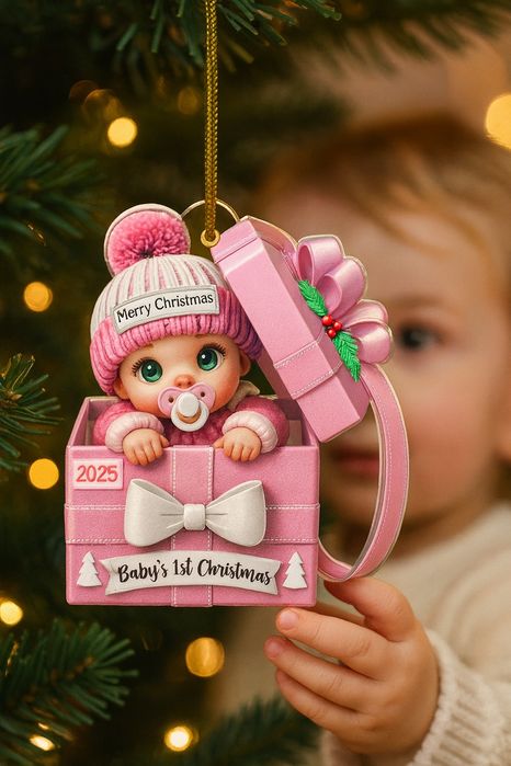 Коледна детска висулка за елха