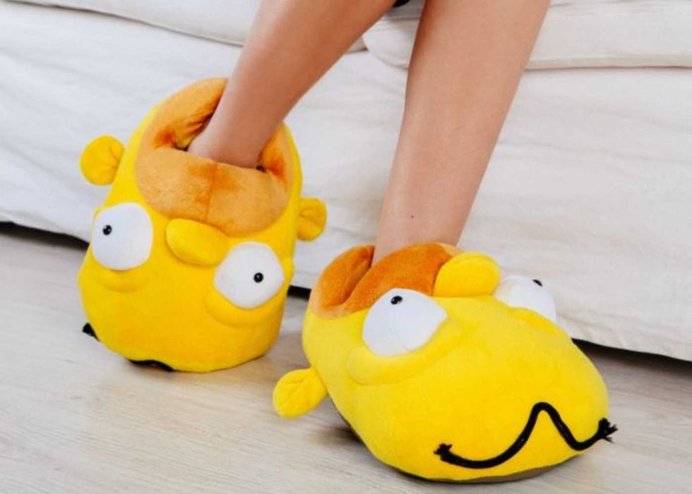 пушистые тапочки