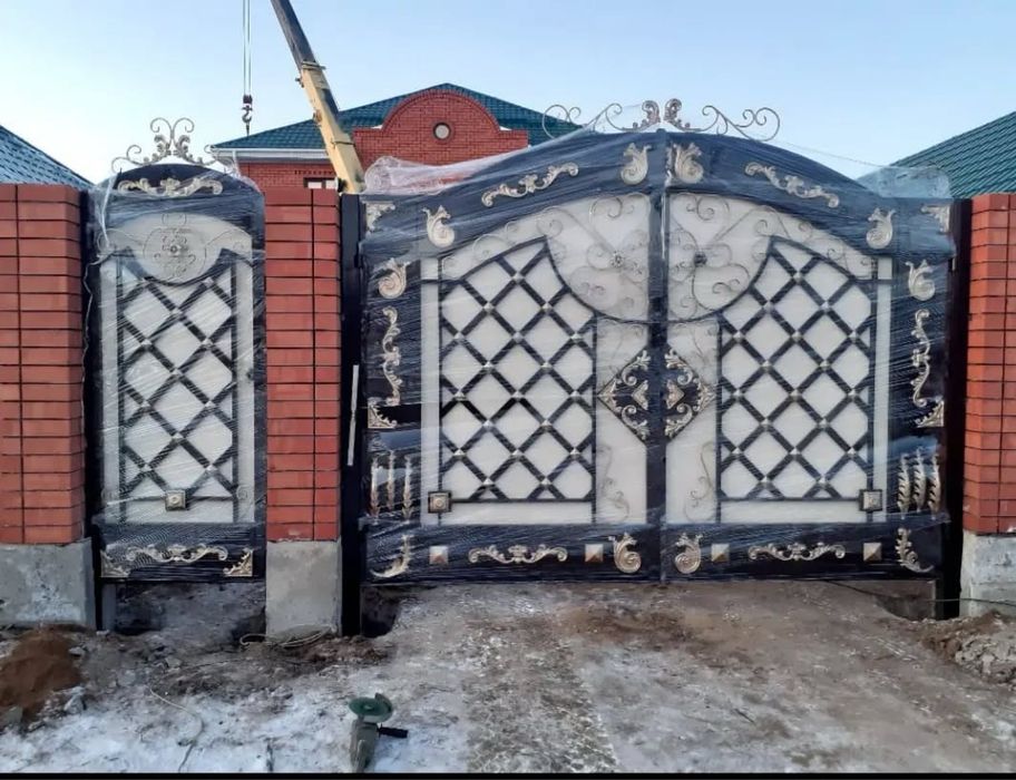 Ворота Забор Хай Тек Стиль