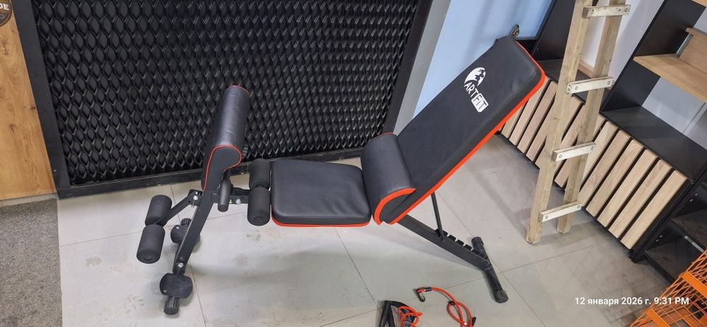 Скамья для жима, пресс, бицепс