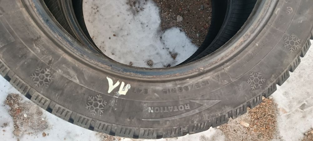 Шины зимняя б у недорго